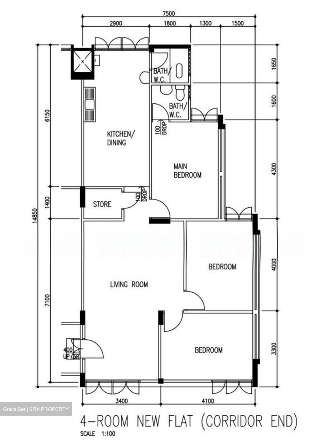 Blk 32 Cassia Crescent (Geylang), HDB 4 Rooms #524068471